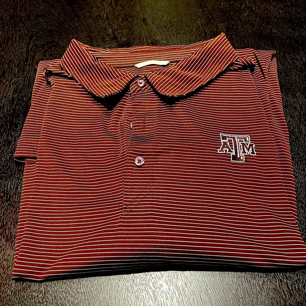 Texas A&M cutter & buck polo